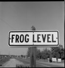 Frog Level sign